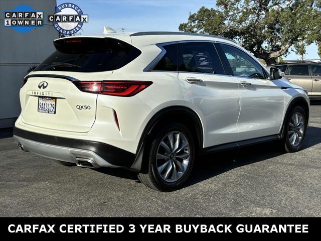 used 2022 INFINITI QX50 car, priced at $28,399