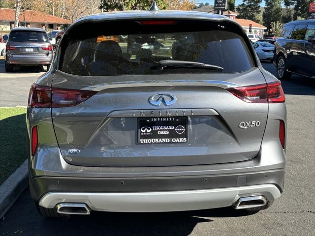 new 2025 INFINITI QX50 car, priced at $44,585