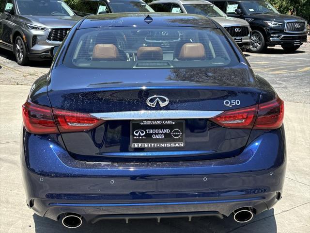 new 2024 INFINITI Q50 car, priced at $44,160