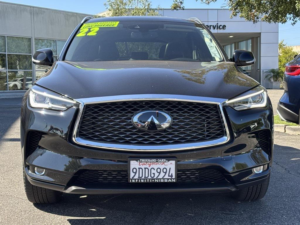 used 2022 INFINITI QX50 car, priced at $28,900