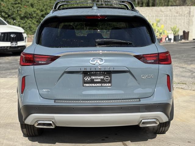 new 2025 INFINITI QX50 car, priced at $50,540