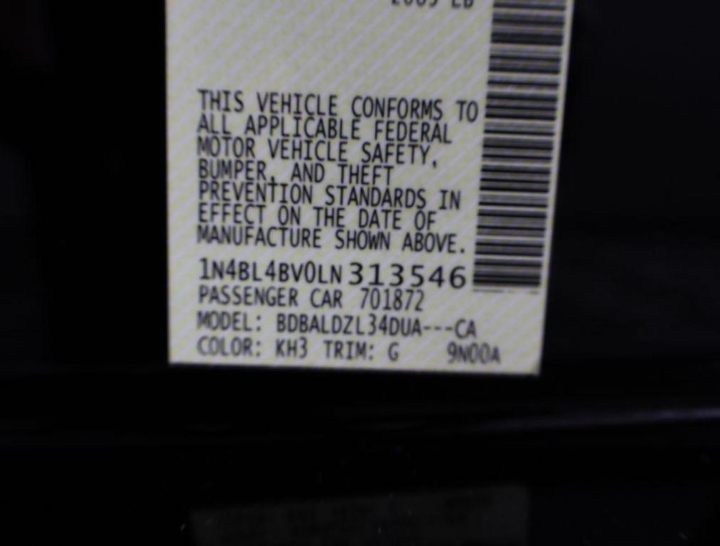 used 2020 Nissan Altima car, priced at $19,995