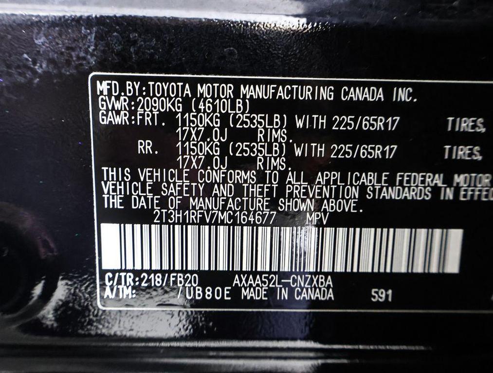 used 2021 Toyota RAV4 car, priced at $21,795