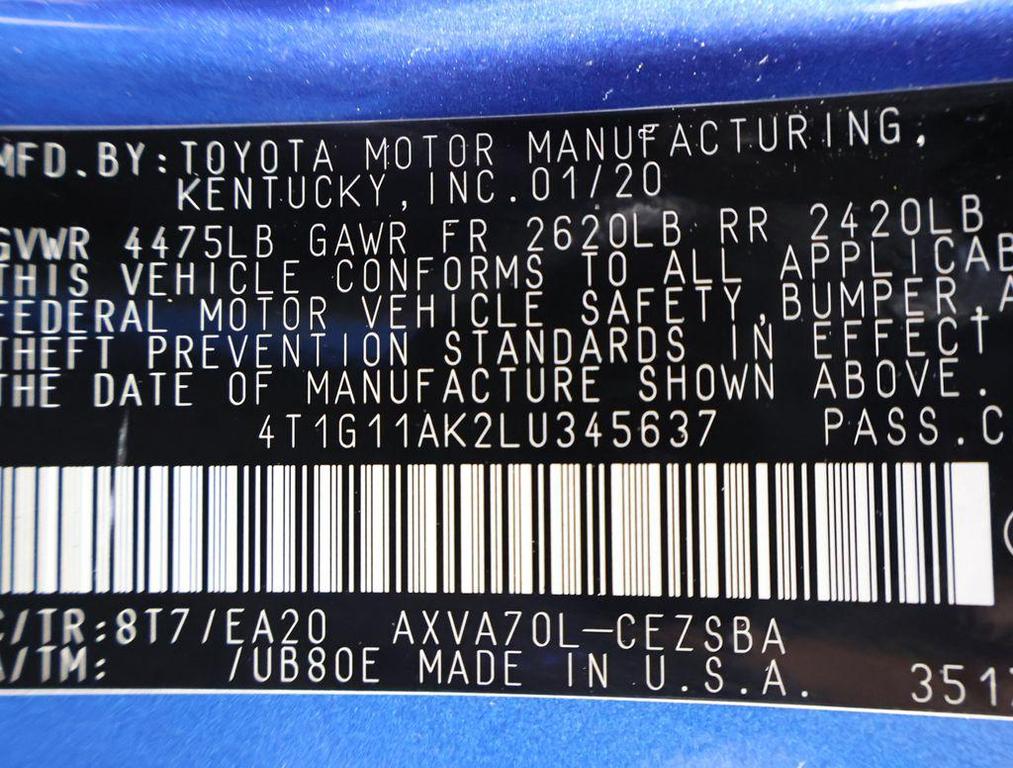used 2020 Toyota Camry car, priced at $19,495