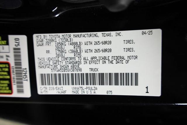 new 2025 Toyota Tundra car, priced at $68,147