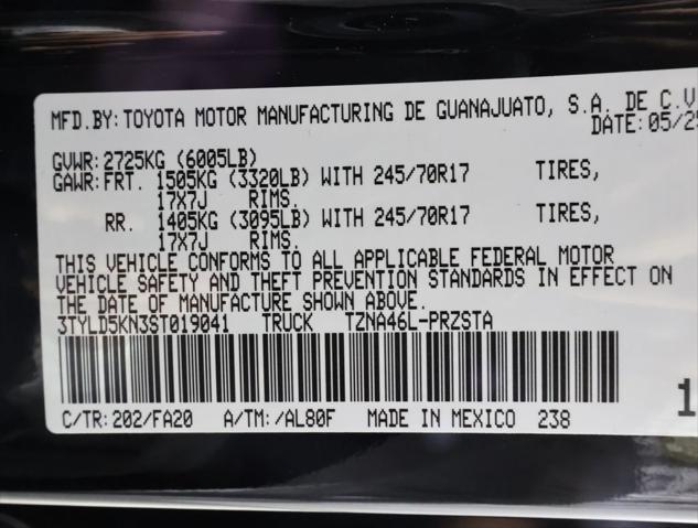 new 2025 Toyota Tacoma car, priced at $40,938