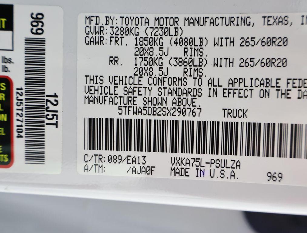 used 2025 Toyota Tundra car, priced at $63,995