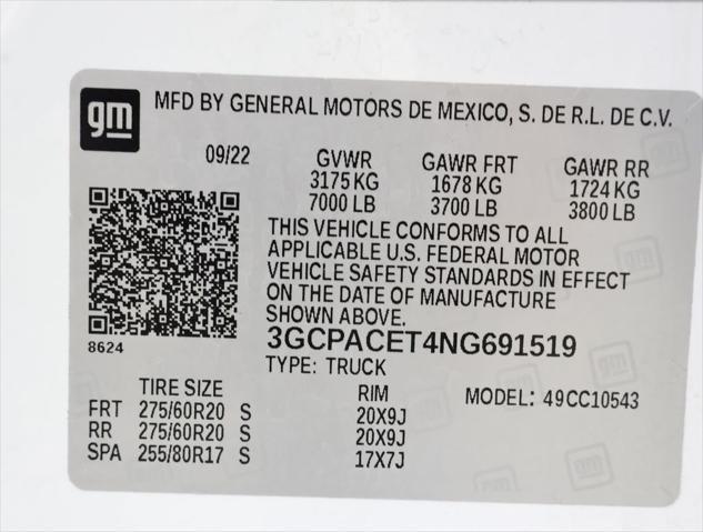 used 2022 Chevrolet Silverado 1500 car, priced at $36,995