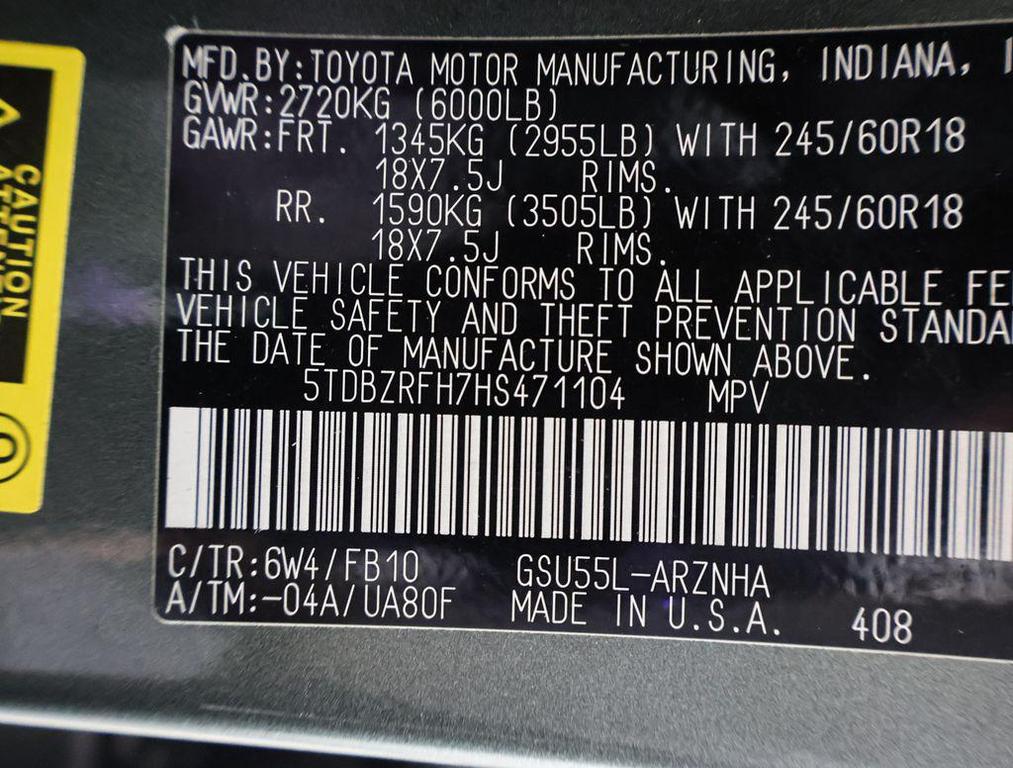 used 2017 Toyota Highlander car, priced at $21,995