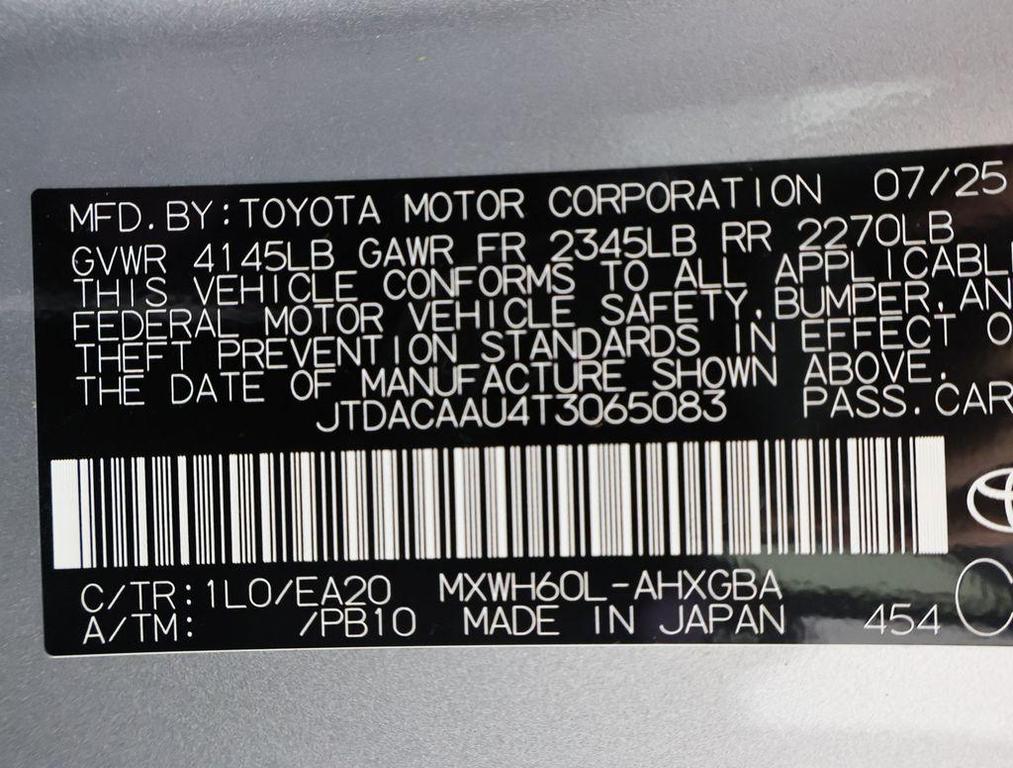 new 2026 Toyota Prius car, priced at $35,362