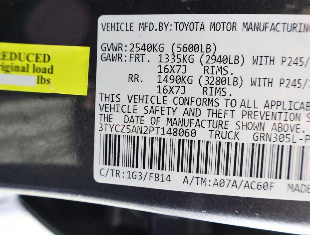 used 2023 Toyota Tacoma car, priced at $38,995