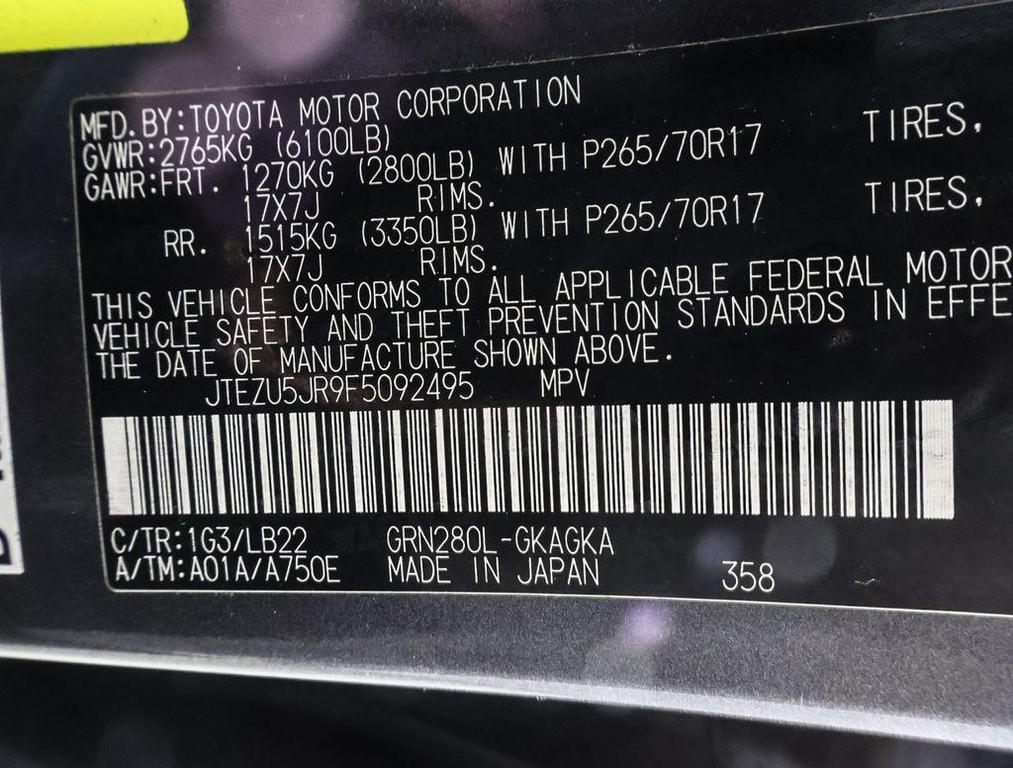 used 2015 Toyota 4Runner car, priced at $15,995