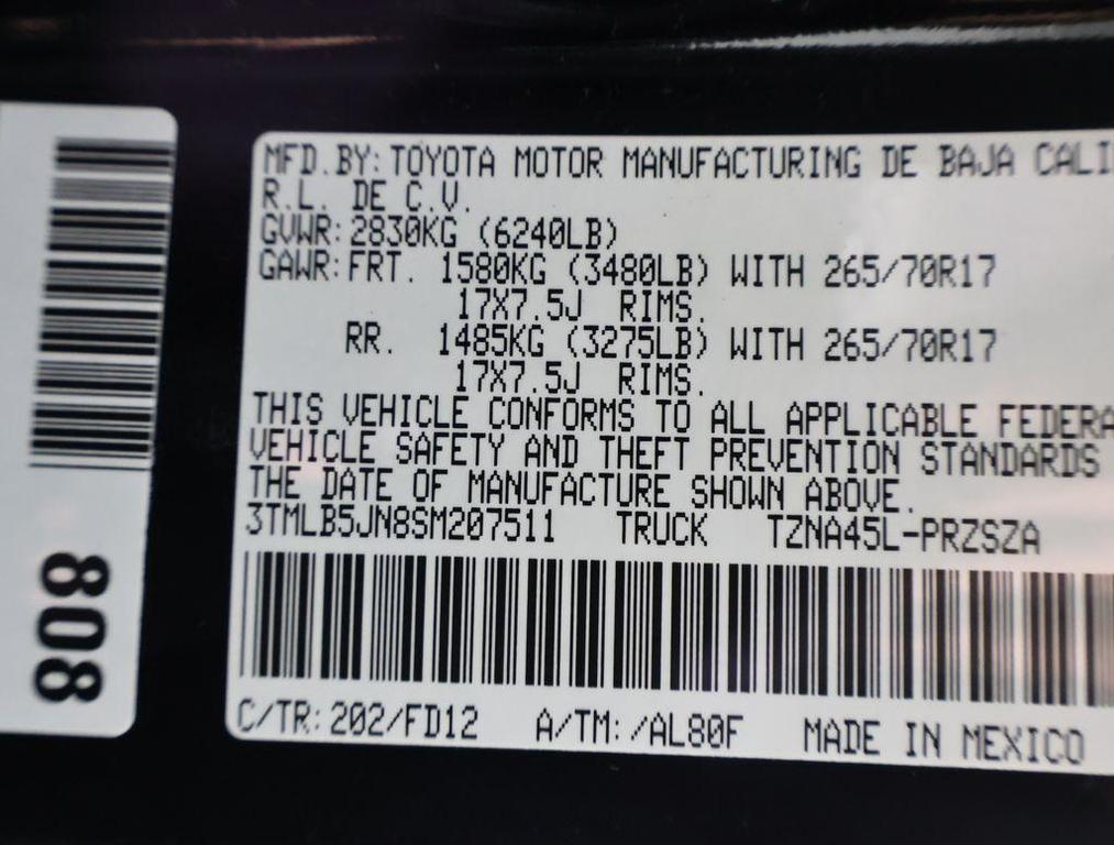 new 2025 Toyota Tacoma car, priced at $48,561