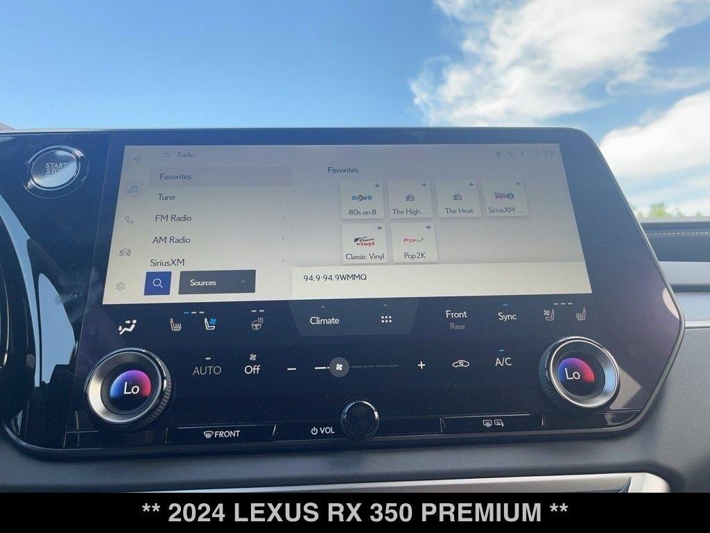 new 2024 Lexus RX 350 car, priced at $54,325