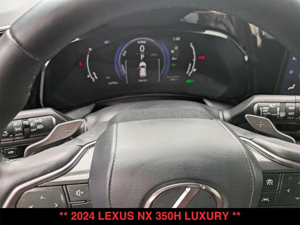 used 2024 Lexus NX 350h car, priced at $47,500