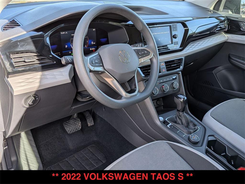 used 2022 Volkswagen Taos car, priced at $18,100