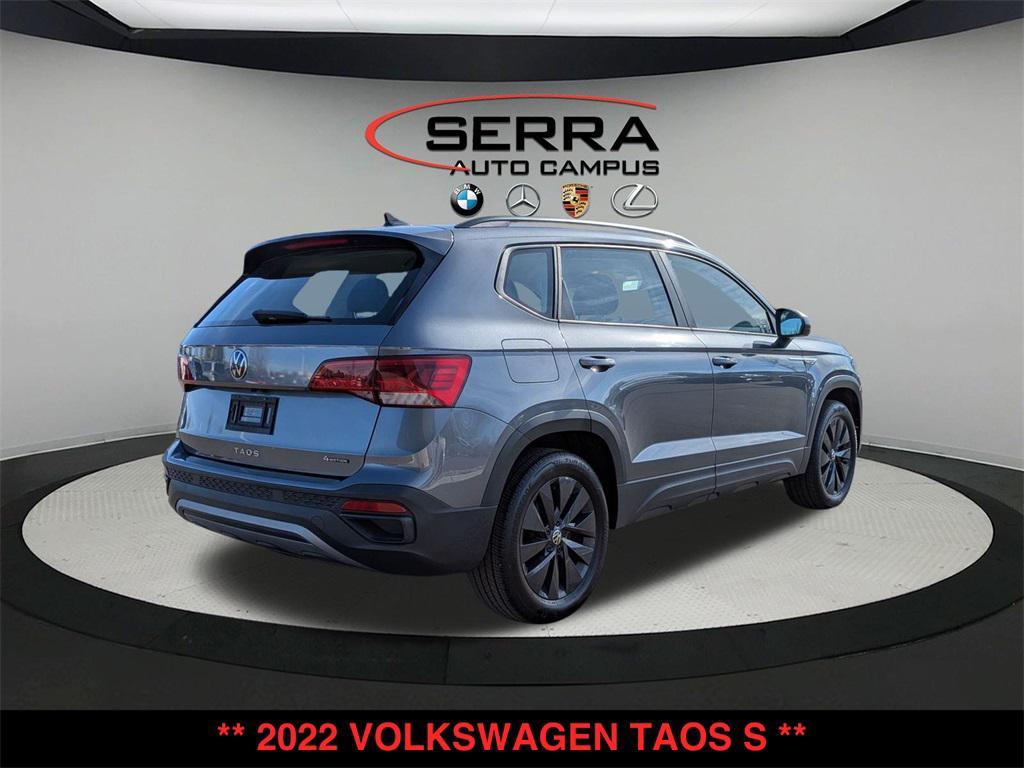 used 2022 Volkswagen Taos car, priced at $18,100