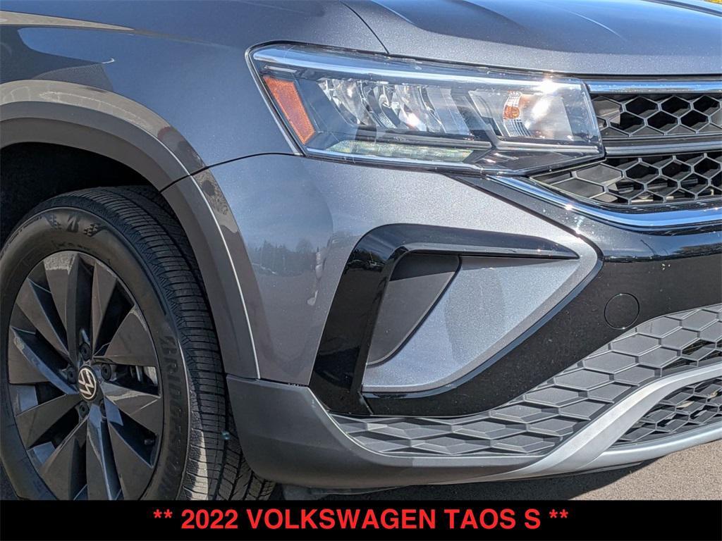 used 2022 Volkswagen Taos car, priced at $18,100
