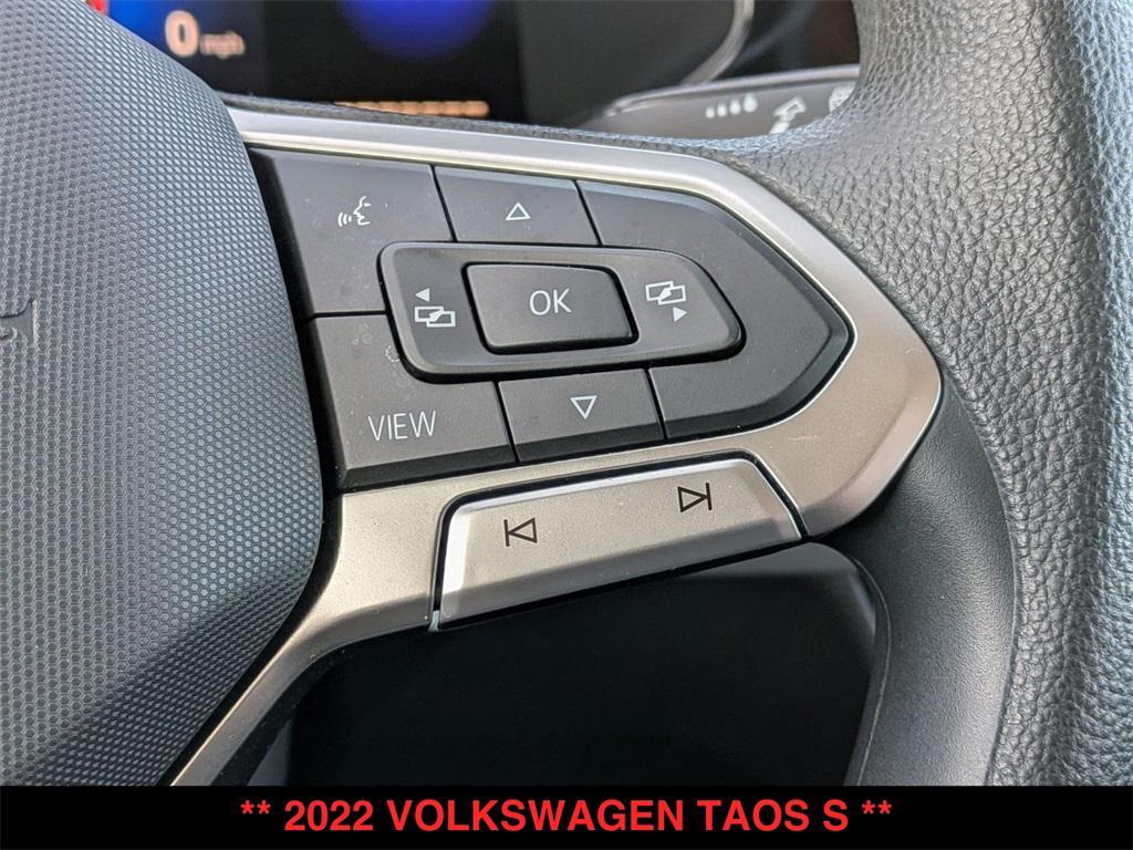 used 2022 Volkswagen Taos car, priced at $18,100