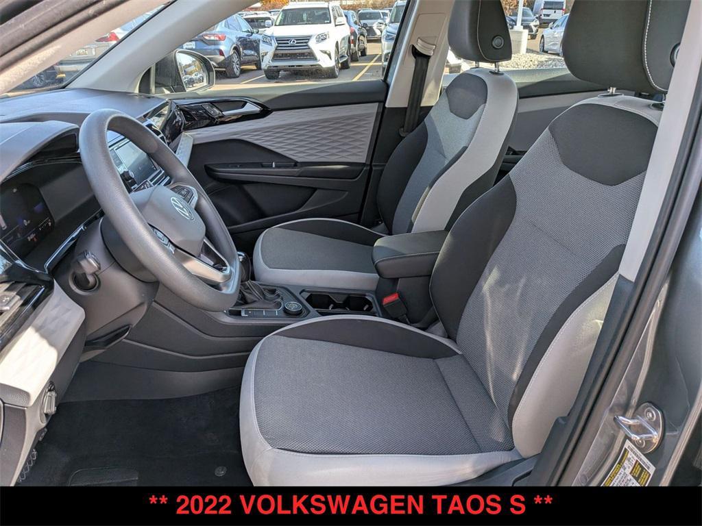 used 2022 Volkswagen Taos car, priced at $18,100