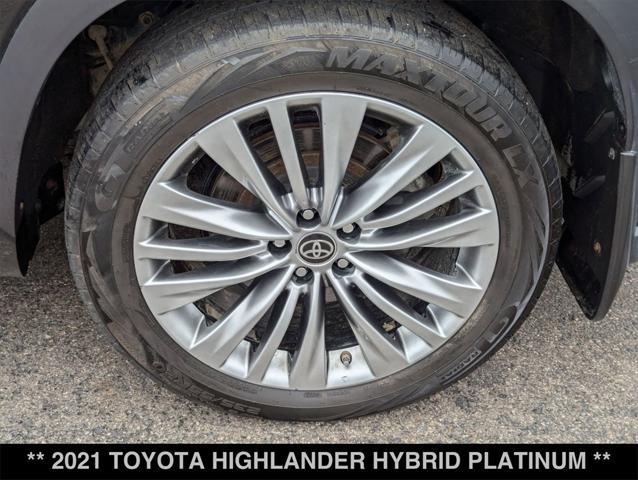 used 2021 Toyota Highlander Hybrid car, priced at $39,500