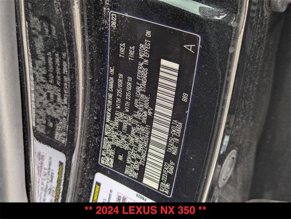 used 2024 Lexus NX 350 car, priced at $40,000