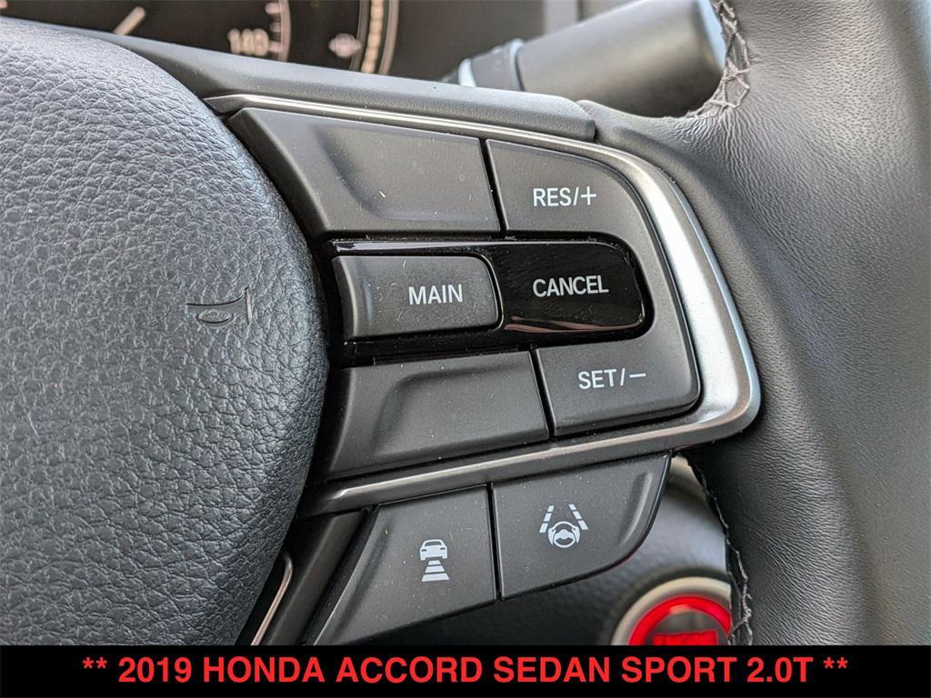 used 2019 Honda Accord car, priced at $19,500