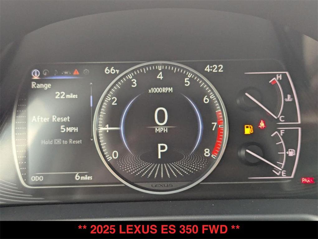 new 2025 Lexus ES 350 car, priced at $49,425
