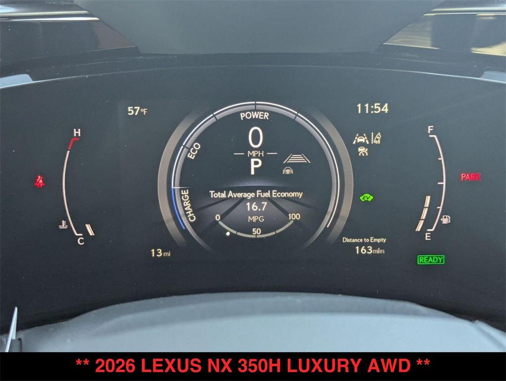 new 2026 Lexus NX 350h car, priced at $60,260