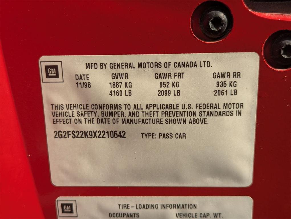 used 1999 Pontiac Firebird car, priced at $8,500