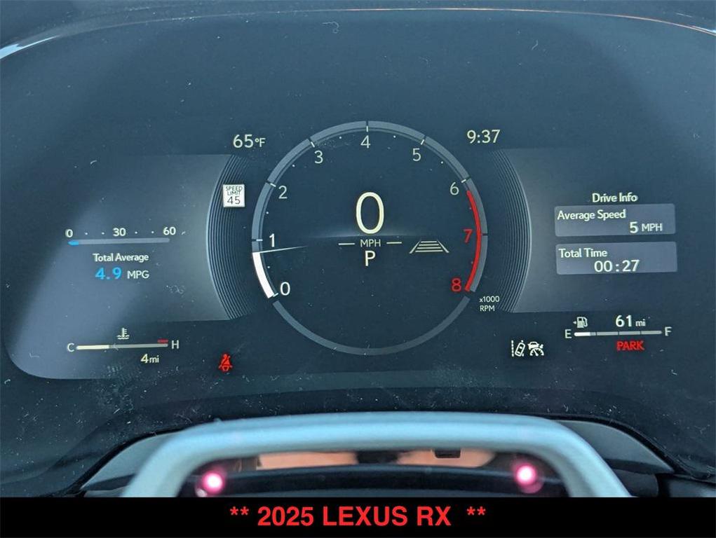 new 2025 Lexus RX 350 car, priced at $63,214