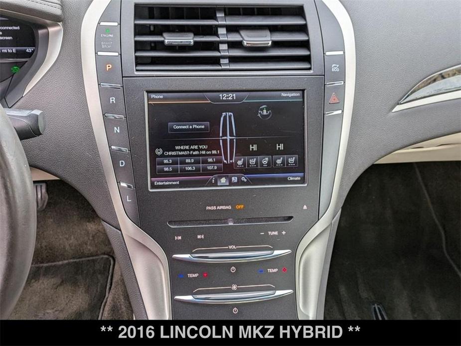 used 2016 Lincoln MKZ Hybrid car, priced at $10,000