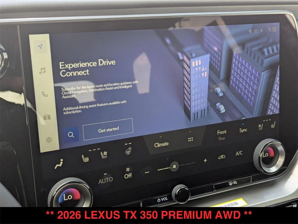 new 2026 Lexus TX 350 car, priced at $73,634