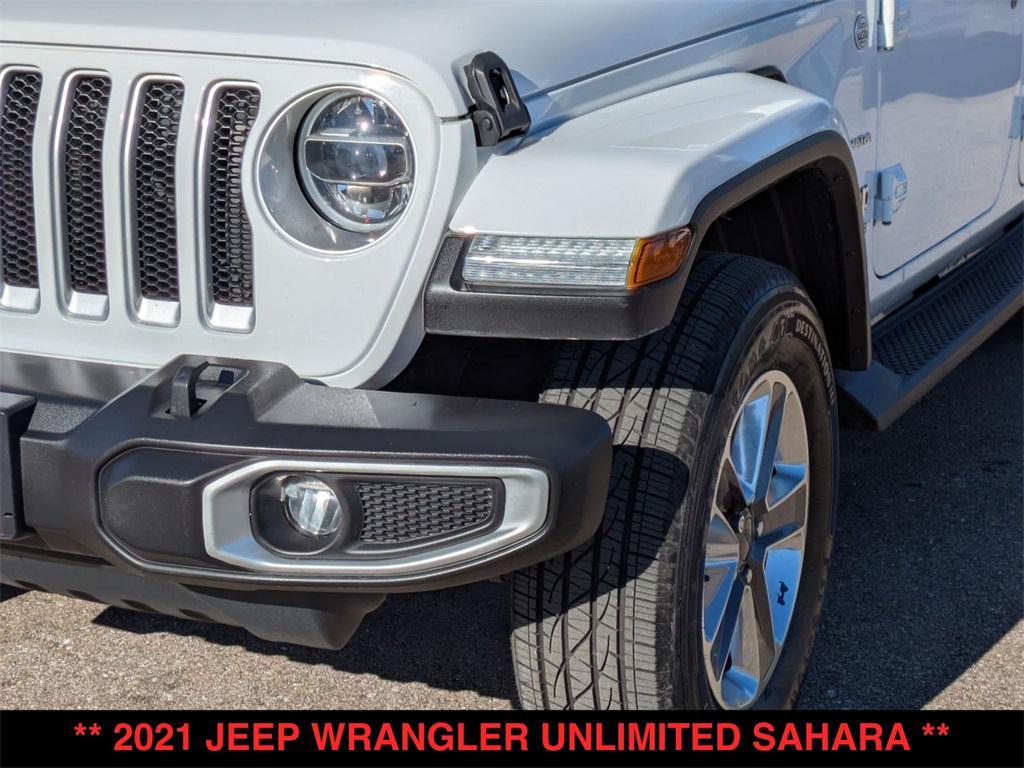 used 2021 Jeep Wrangler Unlimited car, priced at $23,500