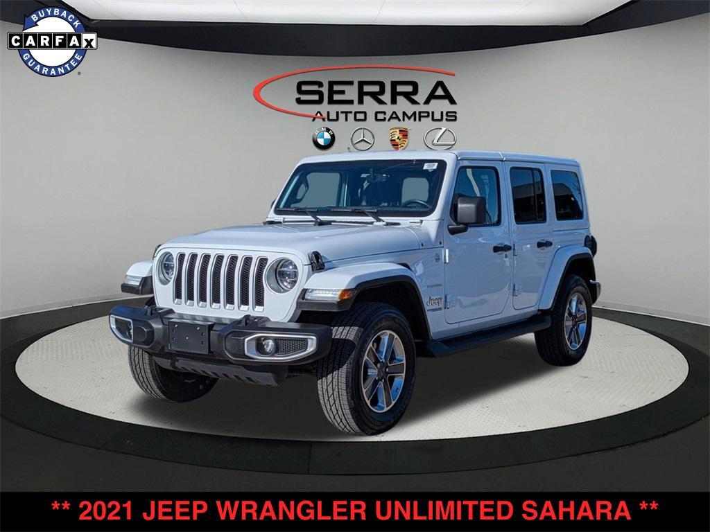 used 2021 Jeep Wrangler Unlimited car, priced at $23,500