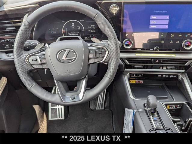 new 2025 Lexus TX 500h car, priced at $73,884