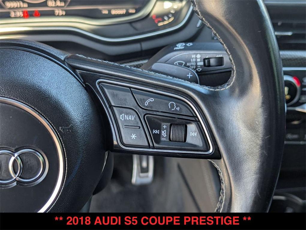 used 2018 Audi S5 car, priced at $19,500