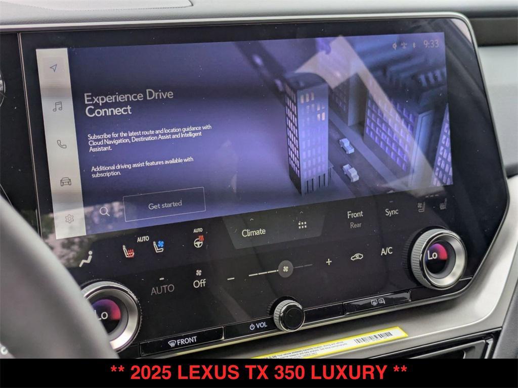 new 2025 Lexus TX 350 car, priced at $71,985