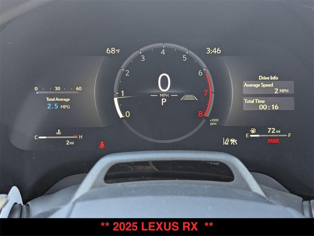 new 2025 Lexus RX 350 car, priced at $61,319
