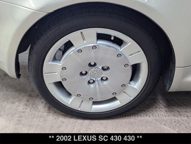used 2002 Lexus SC 430 car, priced at $15,995