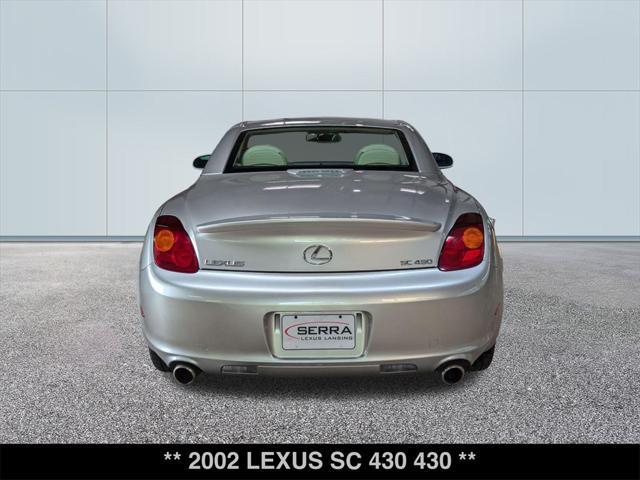 used 2002 Lexus SC 430 car, priced at $15,995