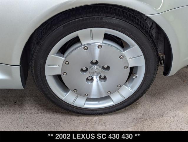 used 2002 Lexus SC 430 car, priced at $15,995
