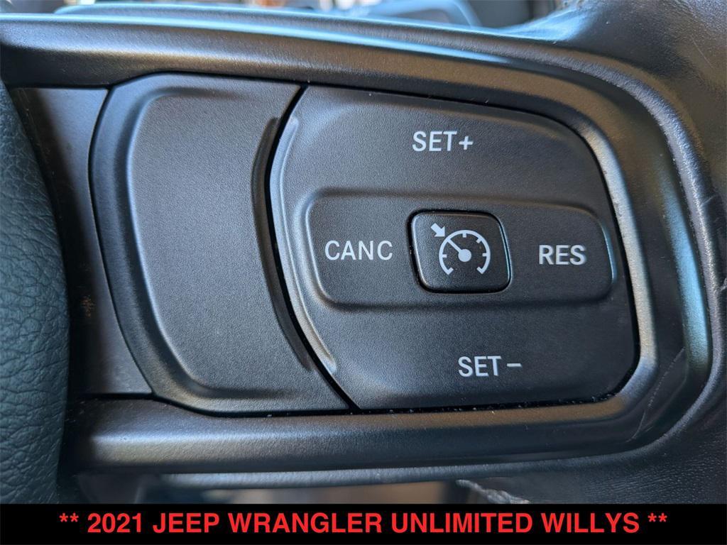 used 2021 Jeep Wrangler car, priced at $22,500