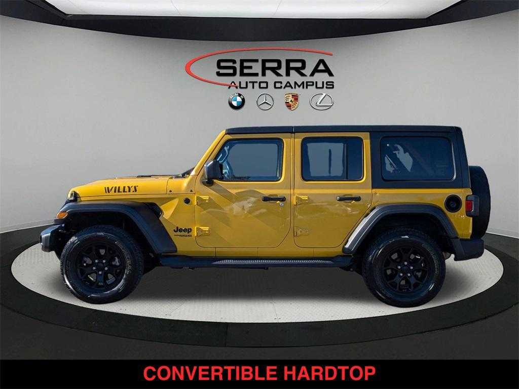 used 2021 Jeep Wrangler car, priced at $22,500