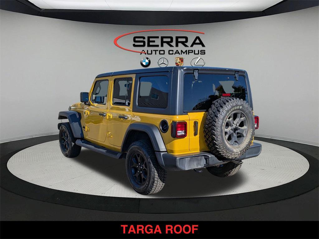 used 2021 Jeep Wrangler car, priced at $22,500