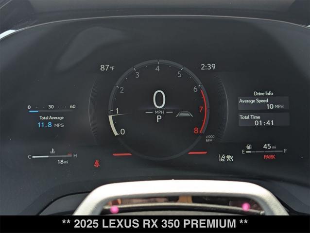 new 2025 Lexus RX 350 car, priced at $57,809