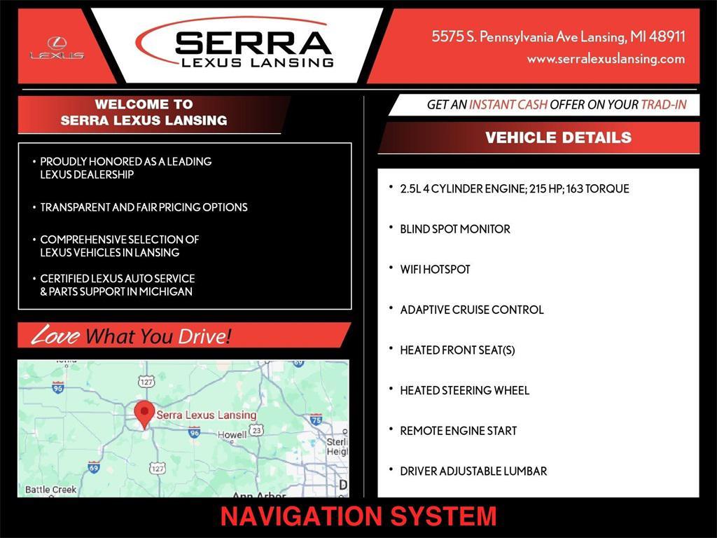 new 2025 Lexus ES 300h car, priced at $51,180