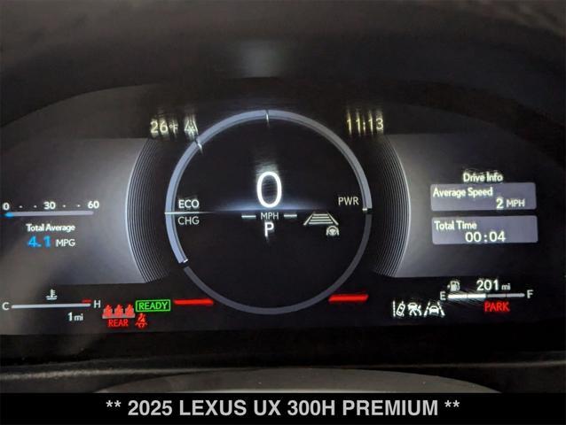 new 2025 Lexus UX 300h car, priced at $44,670