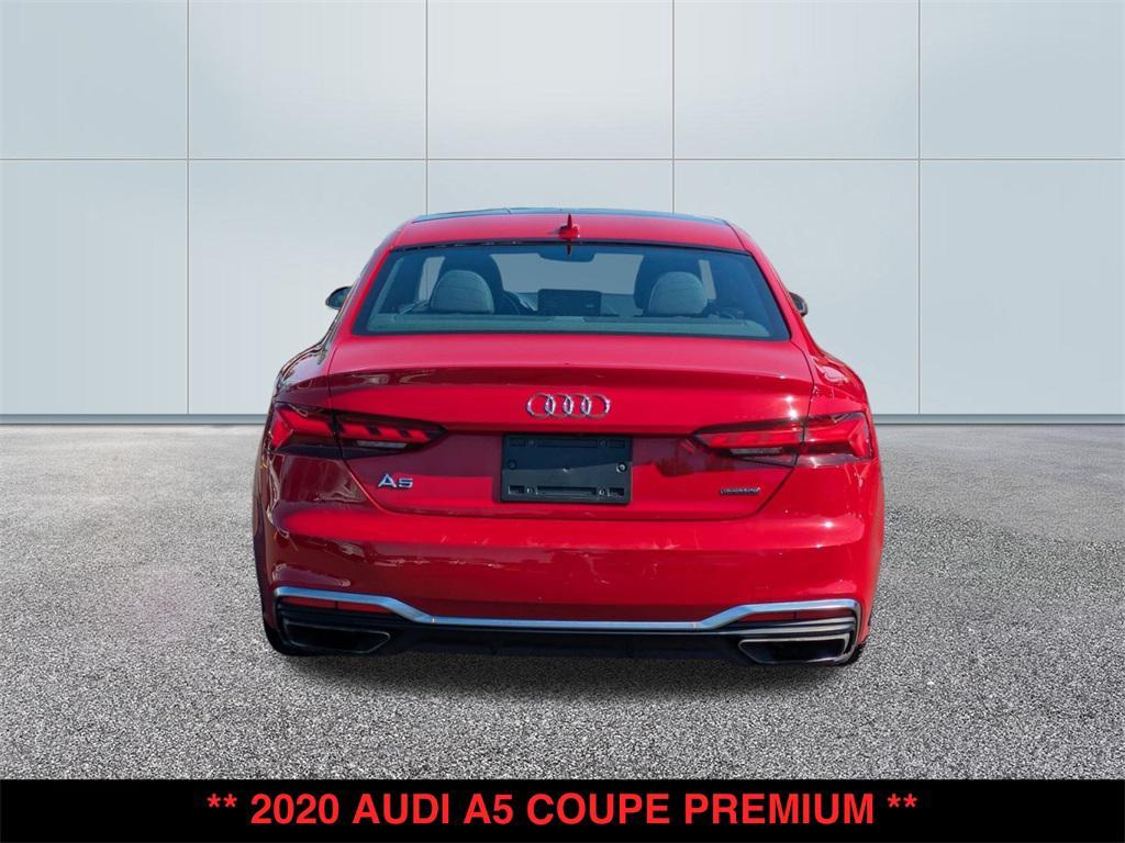 used 2020 Audi A5 car, priced at $19,400