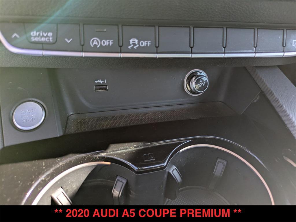 used 2020 Audi A5 car, priced at $19,400